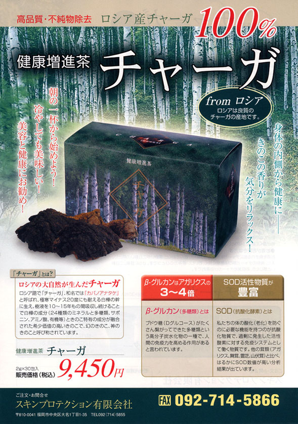 チャーガの紹介
